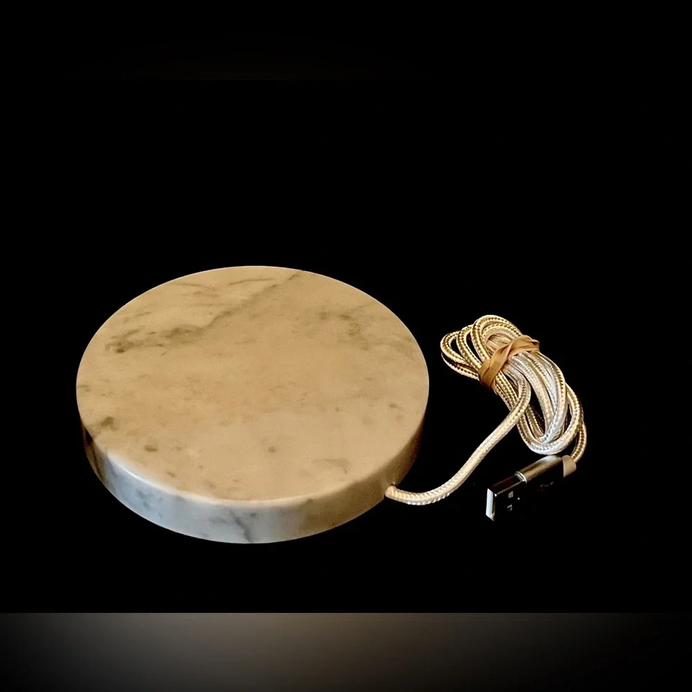 Marble Cell Phone Wireless Charging Pad